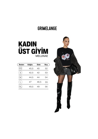 Grımelange Melunae Kadın Organik Pamuklu Bisiklet Yaka Kısa Kollu Baskı Detaylı Siyah T-shirt Siyah Grımelange Melunae Kadın Organik Pamuklu Bisiklet Yaka Kısa Kollu Baskı Detaylı Siyah T-shirt Siyah
