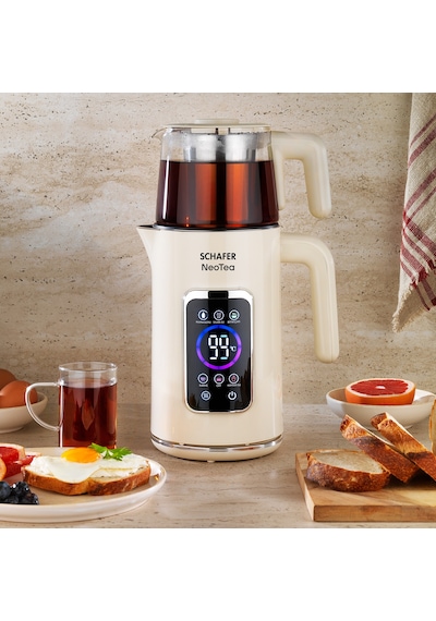 Schafer Neotea Dijital Çay Makinesi-krem
