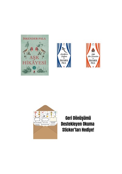 Aşk Hikâyesi + Jennifer In Düğünü Ciltli + Aşk Bir Zamanlar Ciltli + Okuma Sticker'ları