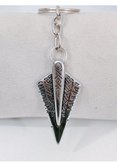 Rünik İşlemeli Viking Ok Ucu Temalı Antik Gümüş Renk Metal Anahtarlık - Savaşçı & Mistik Özel Tasarı Çok Renkli Rünik İşlemeli Viking Ok Ucu Temalı Antik Gümüş Renk Metal Anahtarlık - Savaşçı & Mistik Özel Tasarı Çok Renkli
