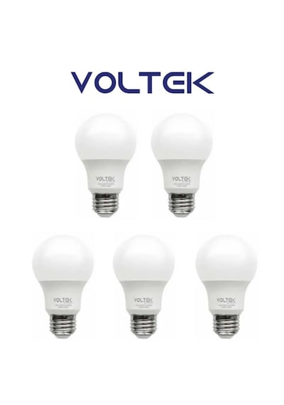 Voltek 9 Watt Led Ampul Beyaz Işık 5 Adet