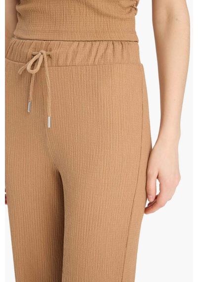DeFacto Straight Fit Esnek Belli Cepli Bürümcük Pantolon E3408AX25SPBG138