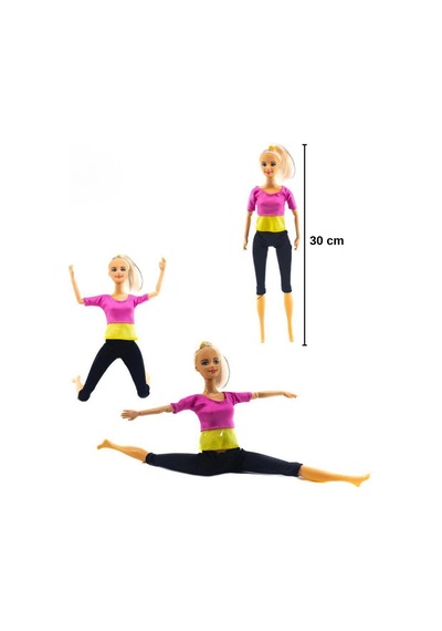 Eklemli Jimnastikçi Oyuncak Bebek Sonsuz Hareket Kabiliyetli 30 Cm