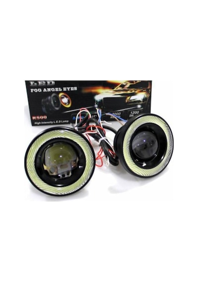 Ledli Mercekli Sis Farı 89mm Beyaz Sis Farı