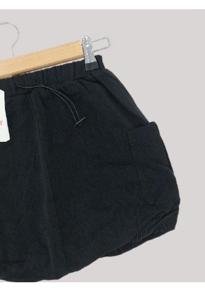 Kız Çocuk Tencel Kumaş Balon Etek-13671 Siyah