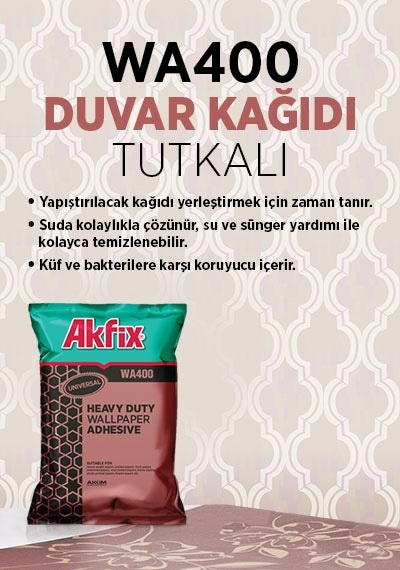 Akfix Wa400 Duvar Kağıdı Yapıştırıcı 500 Gr (550214845)