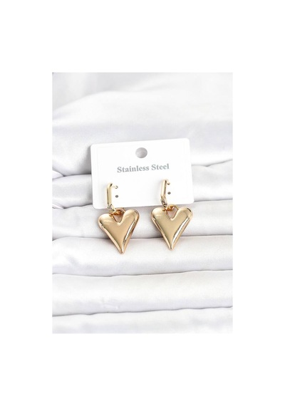 316l Çelik Gold Renk Modelli Kadın Küpe Tj-bkp11835 Evimdeyokyok