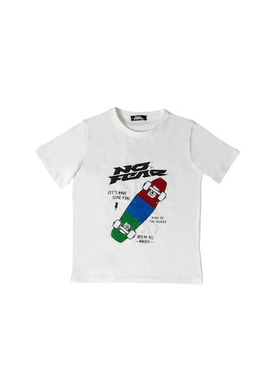 Name It No Fear Erkek Çocuk Tshirt Nfr-b500322 Beyaz