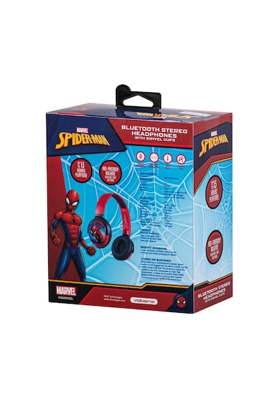 Bluetooth Kulaklık Marvel Spıderman Mikrofonlu Kablosuz Çocuk Kulaklığı Lisanslı Mv-9955-sm
