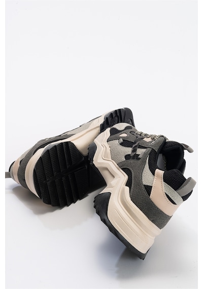 Luvishoes Lecce Buz-siyah Kadın Spor Ayakkabı Buz - Siyah