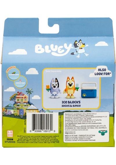 Bluey 2'li Figür Aksesuarlı Set Ice Blocks 18912