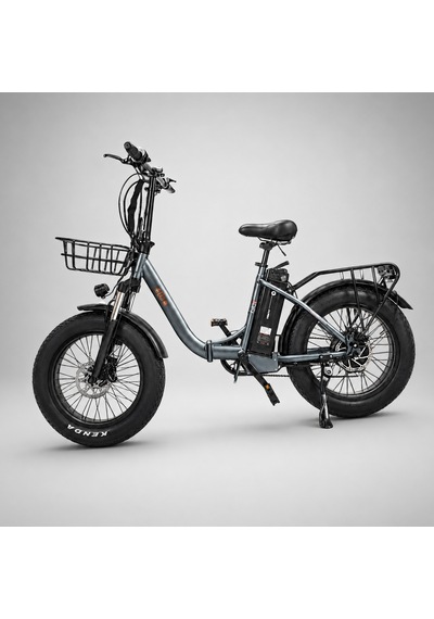Alba Fold S Katlanabilir Elektrikli Bisiklet 36v 13ah Antrasit Gri