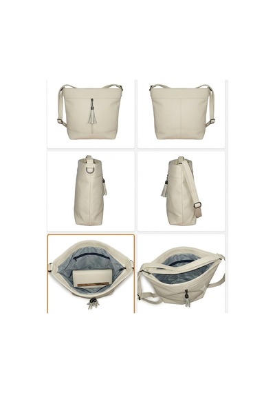 Trendol Fashion Life Kadın Yeni Kaliteli Büyük Boy Spor Ve Günlük Kullanıma Uygun El L Ve Omuz Çantası Krem Krem