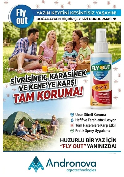 Flyout Vücut Spreyi, Karasinek, Sivrisinek, Kene, Kovucu, Losyon 100 Ml 12 Adetli Box