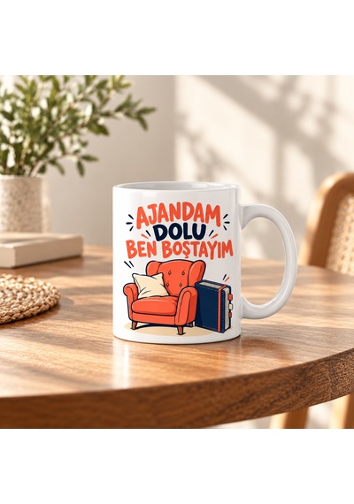 Erdo Ticaret Planlı Plansız Tasarımlı Porselen Kupa - Model 838 Erdotıca