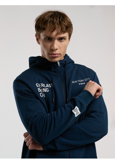 Everlast Boxing Club Regular Lacivert Erkek Full Zip Kapüşonlu Sweatshirt Lacivert