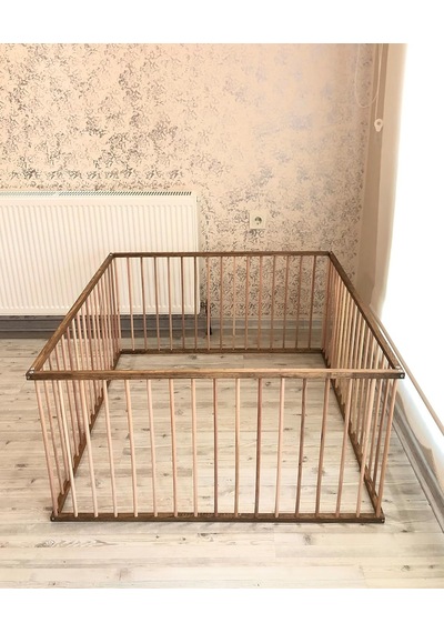 1 M2 Köpek Çiti Ahşap Köpek Alanı Çit Arası 5cm