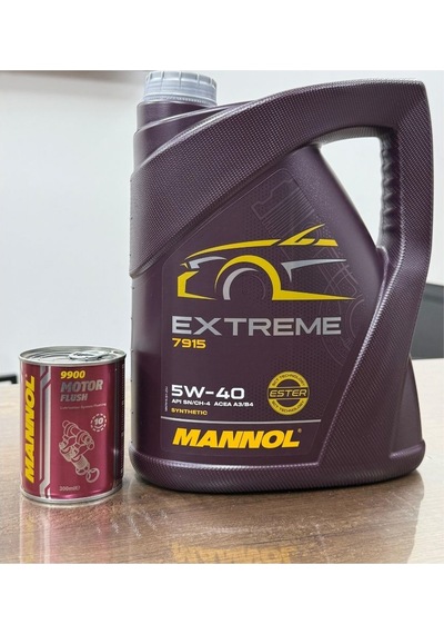 Yüksek Performanslı 2025 Üretimli 5w40 Extreme 7915 5l Motor Yağı Ve Motor Flush 300ml Motor İç Temizleyici Katkısı