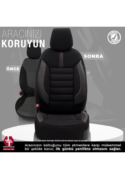 Otom Limited Design Ekstra Destekli Oto Koltuk Kılıfı