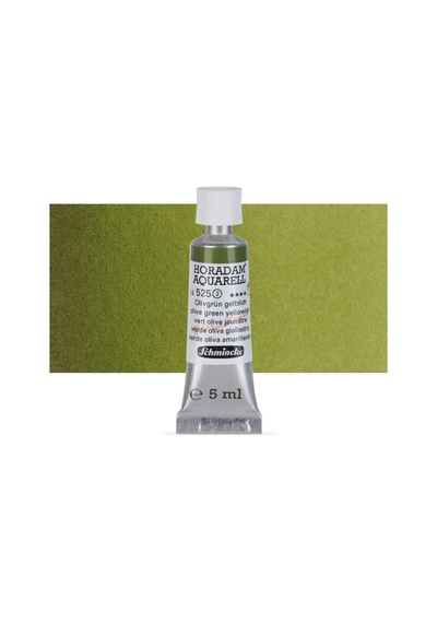 Schmincke : Horadam Aquarelle Tüp Sulu Boya : Olive Green Yellowish 5 Ml