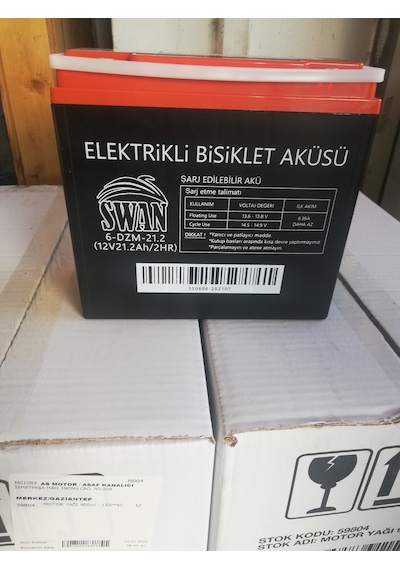 12v 24ah-amper Monero-swan Akü. 6dzm20- Jel 12v 22ah- 24 Ah Taze 5 Adet