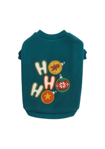 Gedyco Hohoho Yeşil Küçük Irk Köpek Likralı Sweatshirt