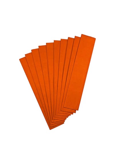 50x200 Cm 5 Adet Krapon Kağıdı - Turuncu