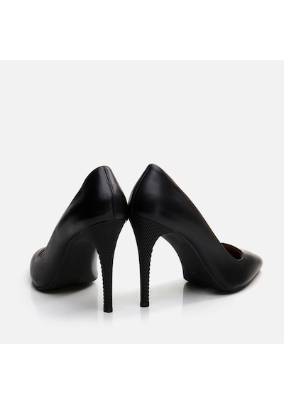 Hotiç Hakiki Deri Siyah Kadın Stiletto 01ayh291090a100 Siyah