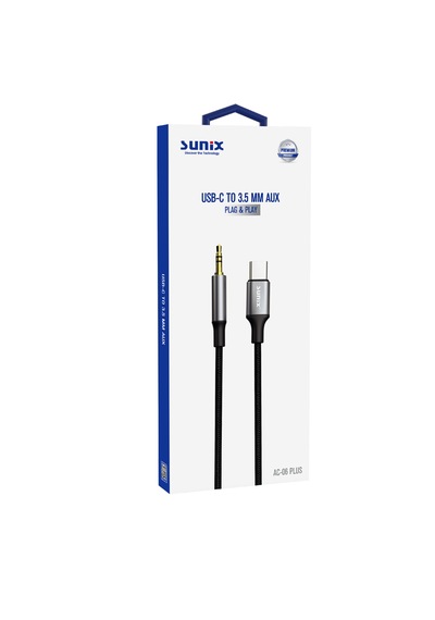 Sunix 1-metre Type-c To 3.5mm Aux Ses Kablosu Ce Sertifikalı