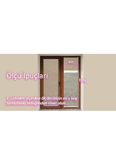 Pliper Yapışkanlı - Cam Balkon Plise Perde Seri 1