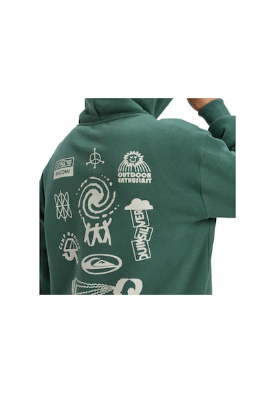Quıksılver Quiksilver Salt Water Graphic Erkek Yeşil Sweatshirt Tkr Yeşil