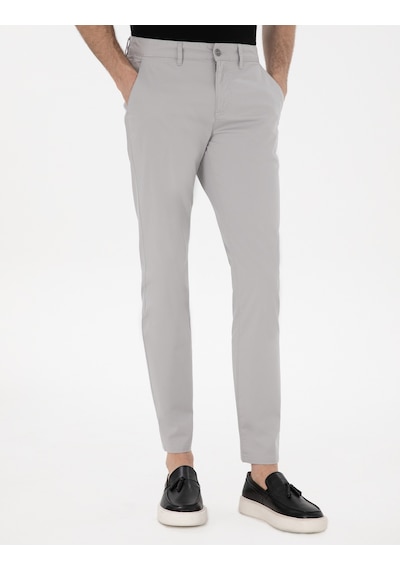 Pierre Cardin Erkek Açık Gri Pantolon Kanvas-chino 50305450-vr001 Açık Gri