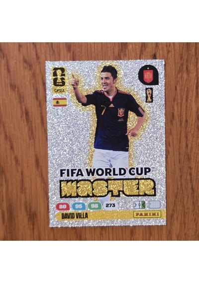 Fwc 2048 David Villa İspanya World Cup Master Oyun Kartı
