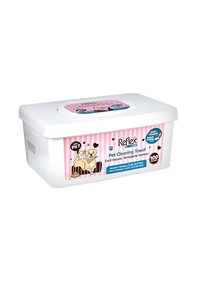 Reflex Pet Cleaning Towel Islak Mendil 100'lü