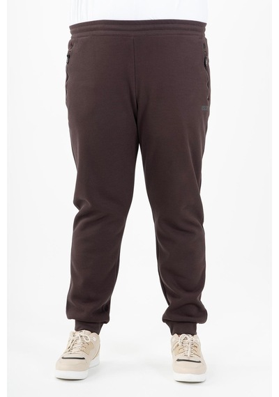 Maraton Sportswear Büyük Beden Erkek Ribana Paça Basic Kahverengi Eşofman Altı 22343-Kahverengi Maraton Sportswear Büyük Beden Erkek Ribana Paça Basic Kahverengi Eşofman Altı 22343-Kahverengi