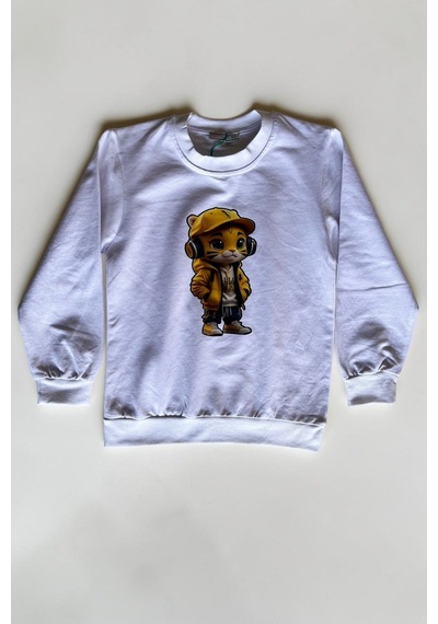 Minik Motion 3'lü Set Çocuk Baskılı 2 İplik Penye Sweatshirt Beyaz - Siyah - Lacivert Minik Motion 3'lü Set Çocuk Baskılı 2 İplik Penye Sweatshirt Beyaz - Siyah - Lacivert