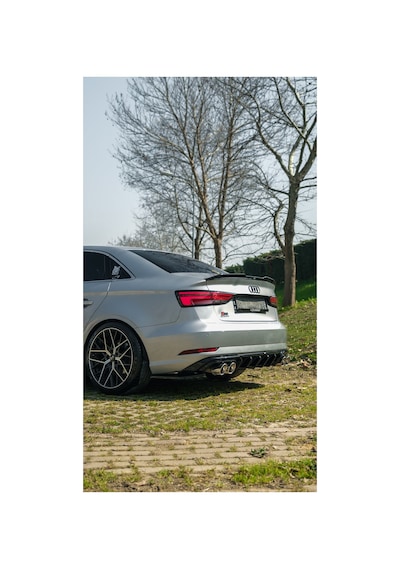Audi A3 8v Sedan 2016-2020 Bagaj Spoilerı Sportif Arka Tasarım & Premium Görünüm