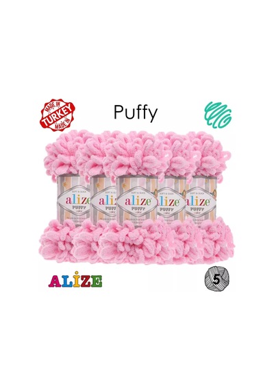 Alize Puffy İplik Puffy 185 - 5 Adet Peluş 186562697