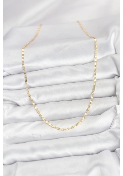 Mey İthalat Cm 14k Gold Renk Lazer İnce Zincirli Kadın Kolye - Özel Seri Meyeb6981e079a51ad193b406e1b4 altın
