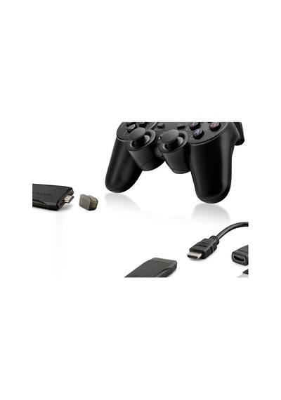 Retro Oyun Stick Hdmi Çift Gamepad Seti 2.4g Kablosuz - Siyah Hd327 Evimdeyokyok