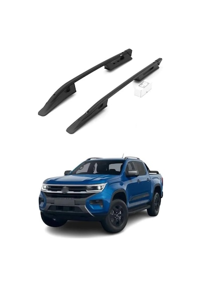 Turtle Volkswagen Amarok 2010-2022 Tavan Çıtası Falcon Siyah