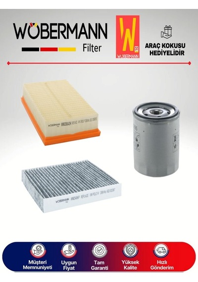 Wöbermann Seat İbiza 1.0 Filtre Bakım Seti 2019-2021 DFN 3K
