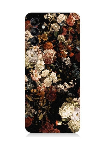 Samsung Galaxy A35 Uyumlu Renkli Çiçekler Desenli Silikon Kılıf