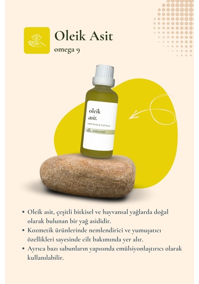 Oleik Asit Serumu 50 Ml - Saç Ve Cilt İçin Nemlendirici Serum