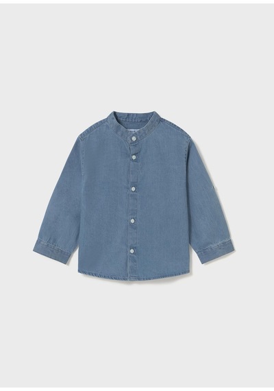 Mayoral Erkek Bebek Uzun Kol Denim Gömlek Lacivert Lacivert