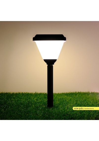 Ack Solar Led Bahçe Armatürü 3000K  Set Üstü Ve Kazıklı
