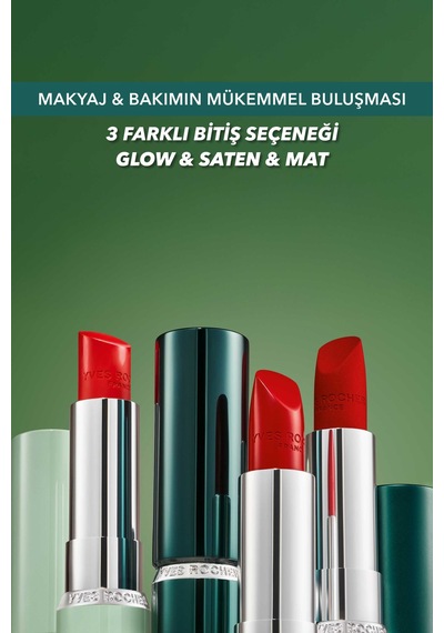 Yves Rocher Rouge Botanique Işıltı Veren Besleyici Glow Ruj - 30. Mercan Kırmızısı -vegan-3.5g 30 Mercan Kırmızısı