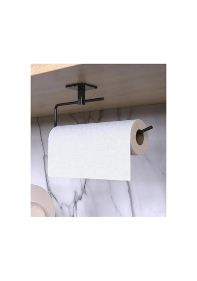Yapışkanlı Kağıt Havlu Askısı, Metal, Modern Tasarım,solo Peçetelik Havluluk, Duvar Veya Dolap Altı Montaj,delmeden Vidalamadan Kolay Ve Pratik Montaj Çok Renkli
