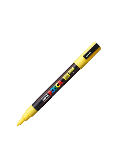 Uni Posca Pc-3M Boyama Markörü 0.9-1.3Mm Yellow