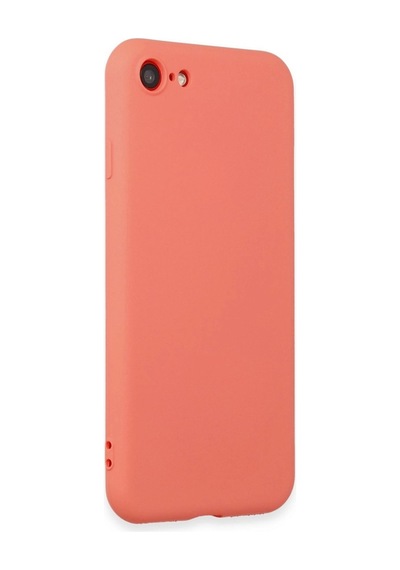 Apple iPhone Uyumlu 7 Kılıf First Silikon - Turuncu İtdark35027